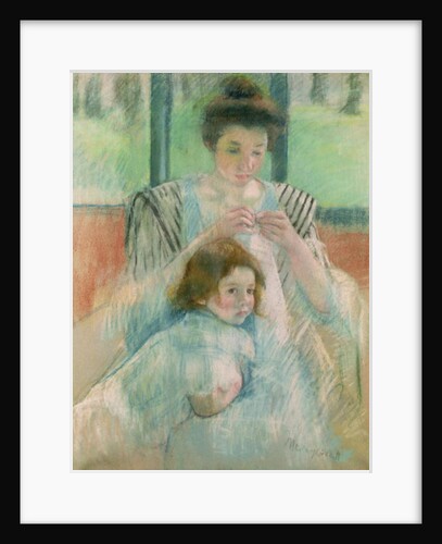 Study for Young Mother Sewing, 1902 by Mary Stevenson Cassatt