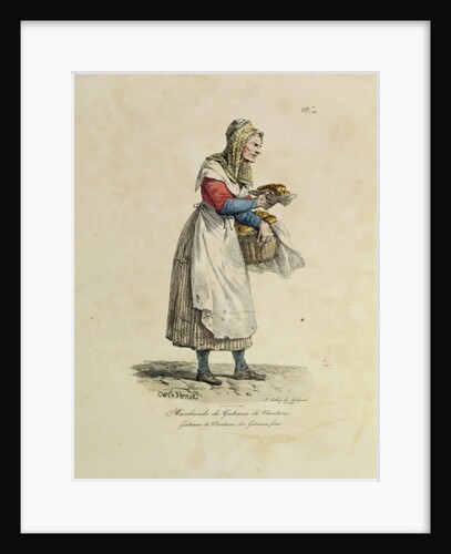 The Nanterre Cake Seller, number 10 from 'The Cries of Paris' series by Antoine Charles Horace Vernet