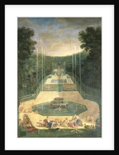 The Groves of Versailles. View of the Three Fountains with Venus and Cherubs Practising with Bows and Arrows, 1688 by Jean the Younger Cotelle