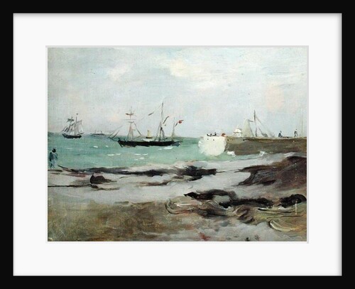 The Entrance to the Port of Boulogne, 1880 by Berthe Morisot