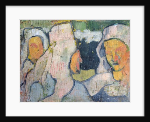 Three Breton Women in Widow's Bonnets by Emile Bernard