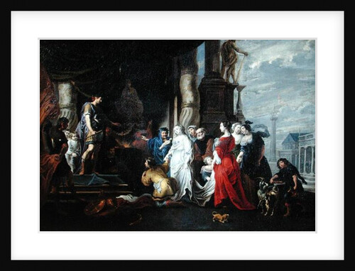 The Continence of Scipio by Willem van the Elder Herp