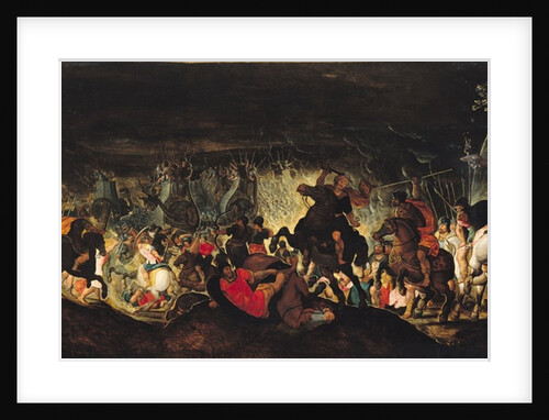 The Battle of Zama, 202 BC, c.1585-90 by Otto van
