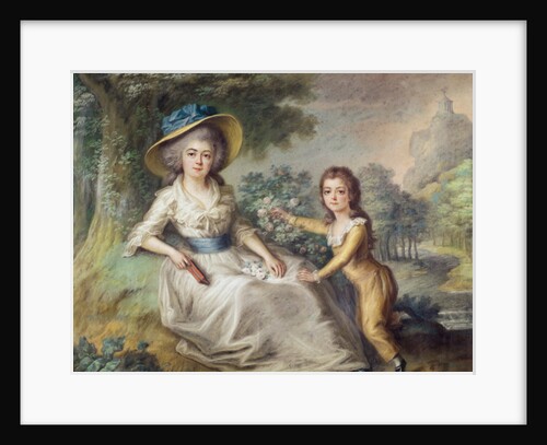 Marie Dupin de Francueil and her Son, Maurice by French School