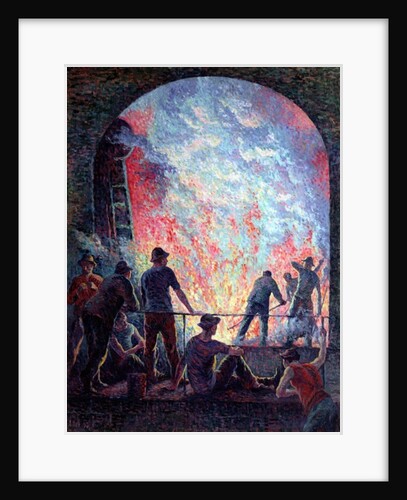 The Steel Works, 1895 by Maximilien Luce
