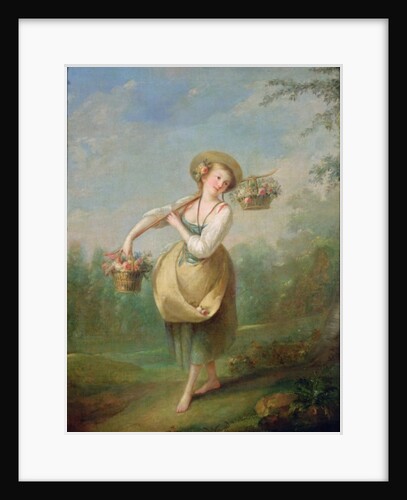 The Flower Girl by Jean-Baptiste Huet