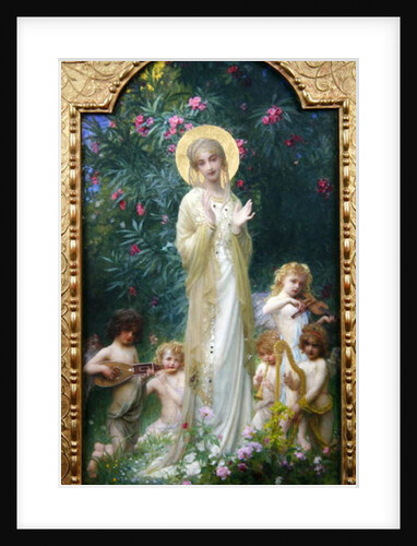 The Virgin in Paradise by Antoine Auguste Ernest Herbert or Hebert