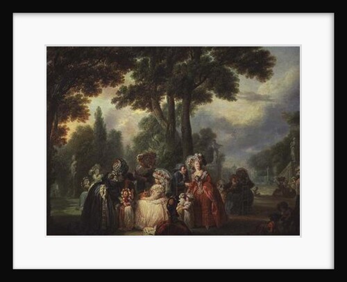 A Meeting in the Park by Francois Louis Joseph Watteau