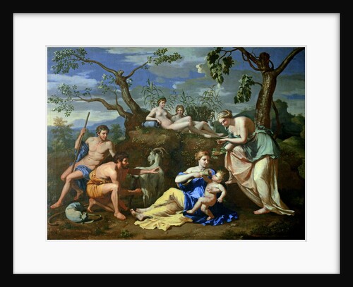 The Feeding of the Child Jupiter, c.1640 by Nicolas Poussin