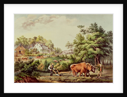 American Farm Scenes, 19th century by Nathaniel Currier