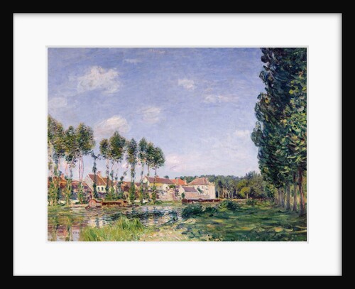 Banks of the Loing, Moret, 1892 by Alfred Sisley