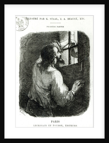 Edmond Dantes imprisoned in the Chateau d'If by Pierre Gustave Eugene Staal