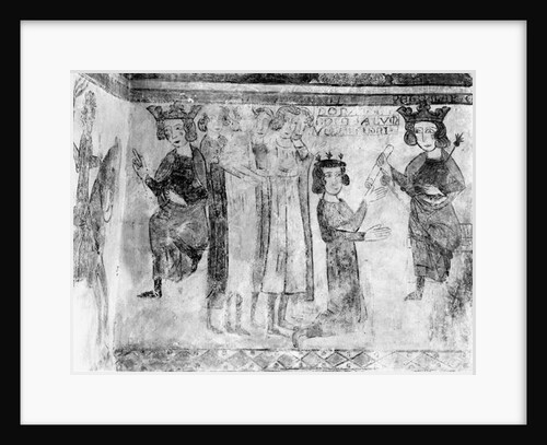 Charles I Count of Anjou being brought the body of Manfred, after 1265 by French School