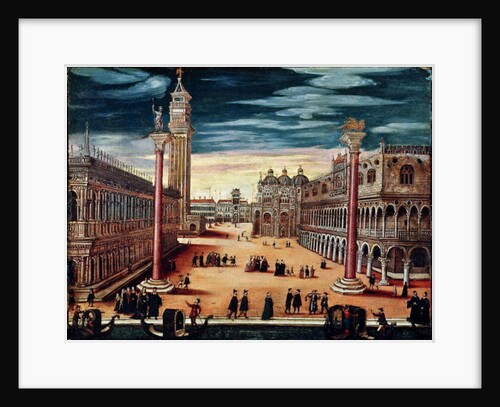 The Piazzetta di San Marco, Venice by Italian School