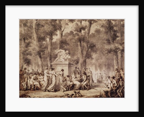 The Jardin des Tuileries in 1808 by Jean Pierre Norblin