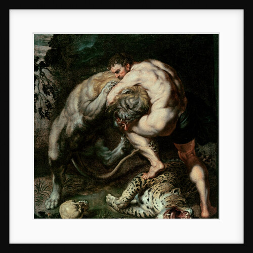Heracles and the Nemea Lion, 17th century by Peter Paul Rubens