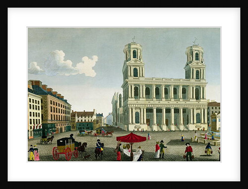 View of the Church of Saint-Sulpice by Henri Courvoisier-Voisin