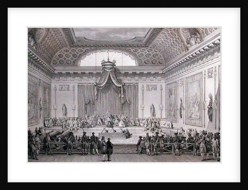 Assemblee des Notables Presided over by Louis XVI 1787 by Jean Michel the Younger Moreau
