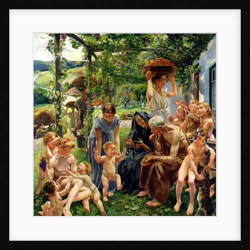 The Evening, right panel from the triptych 'The Golden Age', 1901 by Leon Henri Marie Frederic