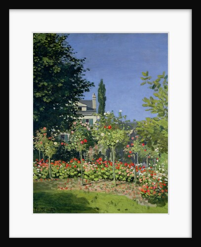 Flowering Garden at Sainte-Adresse, c.1866 by Claude Monet