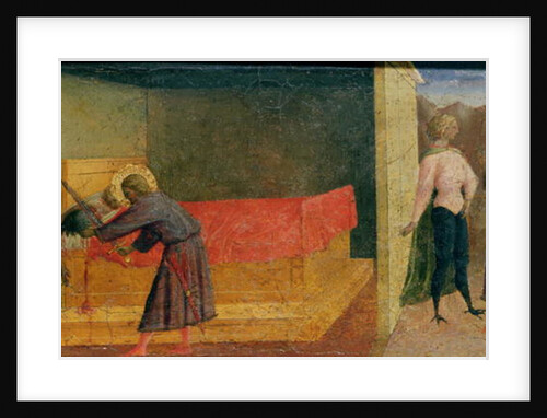 St. Julian the Hospitaller Killing his Mother and Father by Tommaso Masolino da Panicale