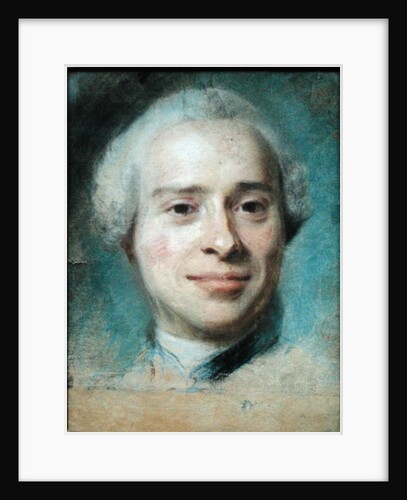 Portrait of Jean Le Rond d'Alembert 1753 by Maurice Quentin de la Tour