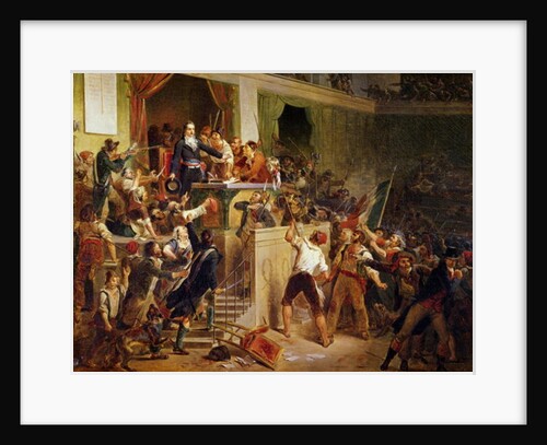 Francois Boissy d'Anglas Saluting the Head of the Deputy Jean Feraud 1 Priarial An III 1831 by Jean Alphonse Roehn