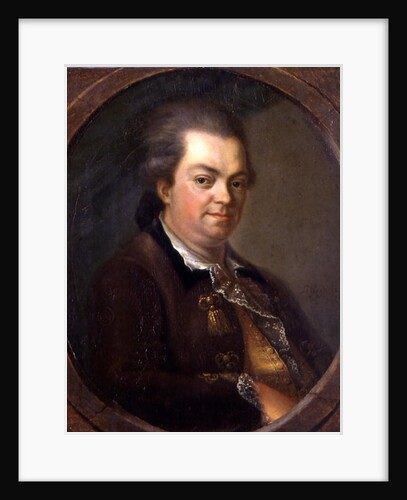 Portrait presumed to be Count Alessandro di Cagliostro 1778 by Le Gay