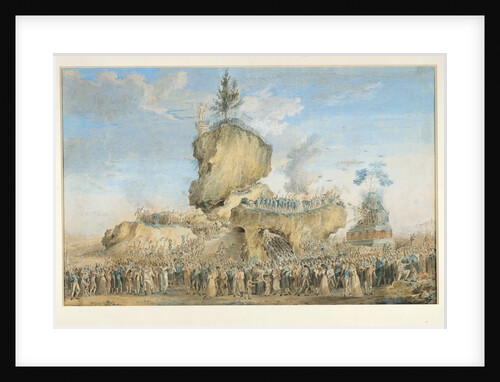 Festival of the Supreme Being at the Champs-de-Mars, 20 Priarial An II by Thomas Naudet