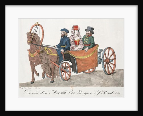 Droshky of a St. Petersburg Merchant by French School