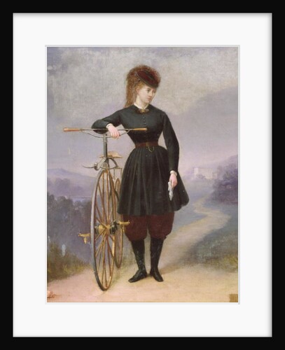 Blanche d'Antigny and her Velocipede by Betinet