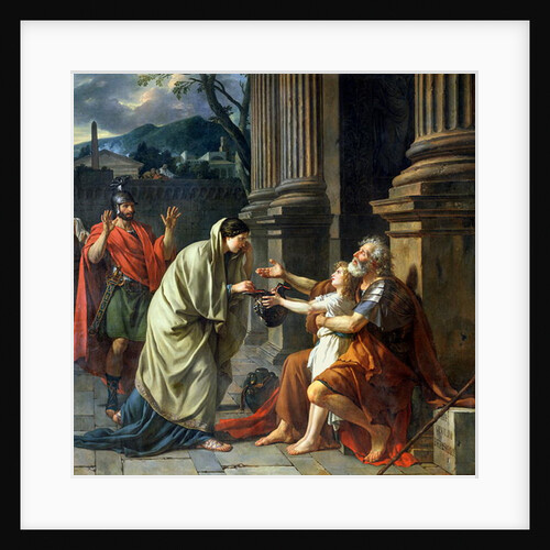 Belisarius Begging for Alms, 1781 by Jacques Louis David