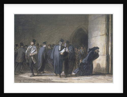 At the Palace of Justice, c.1862-65 by Honore Daumier