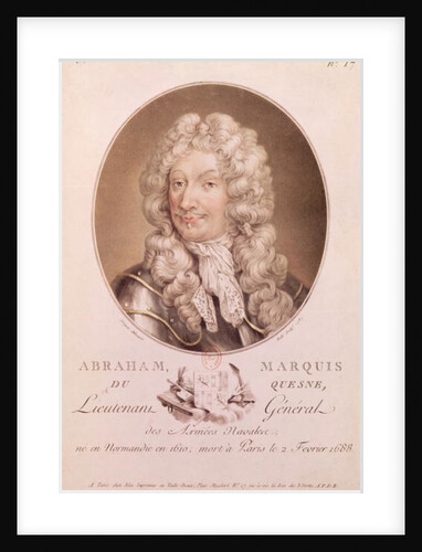 Portrait of Abraham Duquesne by French School