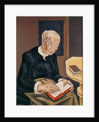 The White-Haired Reader by Maria Blanchard