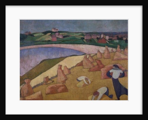 Harvest Time by the Sea, 1891 by Emile Bernard