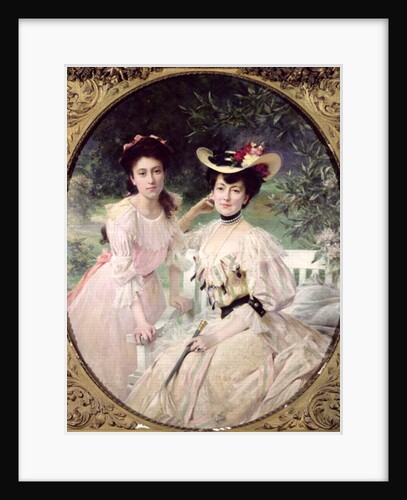 Madame Collas and her Daughter, Giselle, 1903 by Theobald Chartran