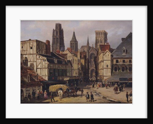 Place de la Haute-Vieille-Tour, Rouen by Giuseppe Canella