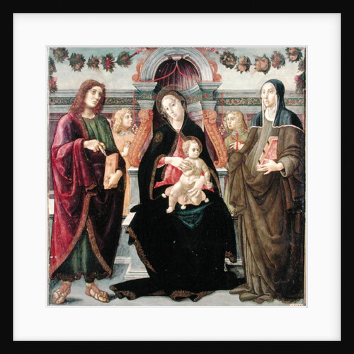 Virgin and Child with Two Saints by Luca Signorelli