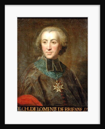 Cardinal Etienne-Charles de Lomenie de Brienne by French School