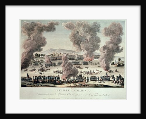 The Battle of Marengo, 25 Priarial An VIII after 1800 by Tessier