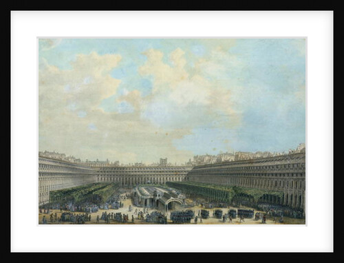 The Garden of the Palais Royal, 1791 by Louis-Nicolas de Lespinasse