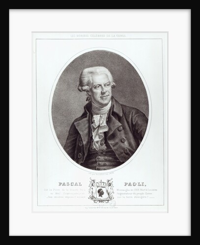 Pascal Paoli, 1872 by Novellini