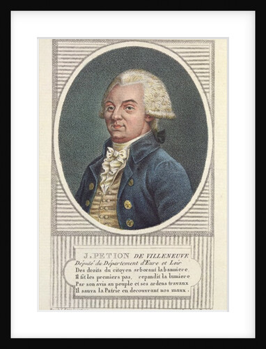 Jerome Petion de Villeneuve by Jean Baptiste Verite
