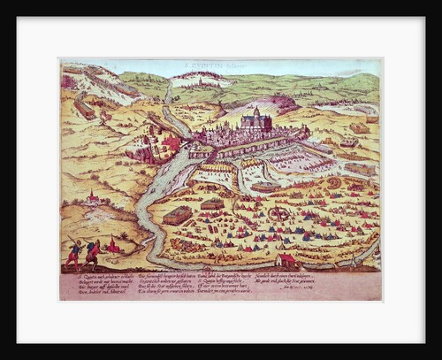 The Siege of St. Quentin, 27th July 1557 by Franz Hogenberg