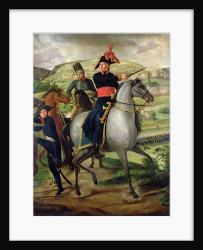 General Louis Marie Turreau de Garambouville at the Gravieres Affair, 1800 by French School