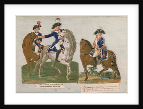 Army Commander and an Officer of the Mounted Police by Lesueur Brothers