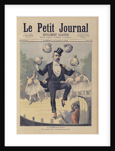 Georges Clemenceau juggling bags of English money by Henri Meyer