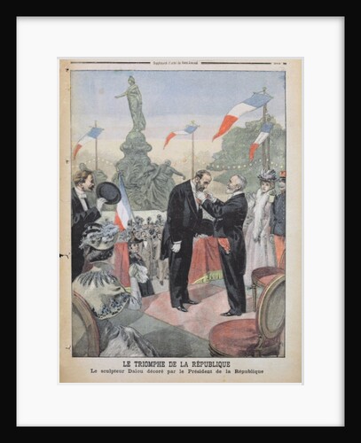 Jules Dalou being awarded with the medal of the Legion of Honour by Emile Loubet from 'Le Petit Journal', 4th December 1899 by Oswaldo Tofani