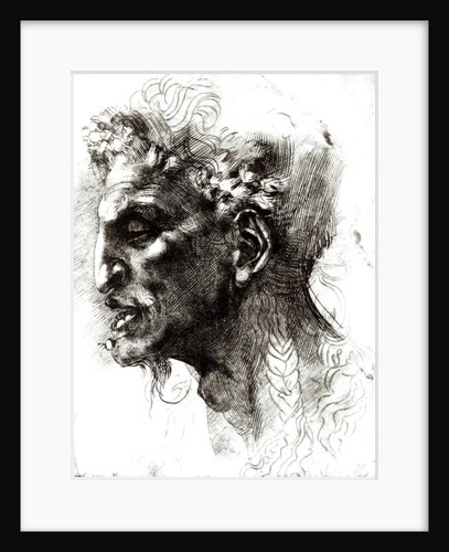 Head of a Satyr by Michelangelo Buonarroti